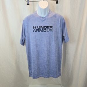 Under Armour Men's Heathered Blue Tee